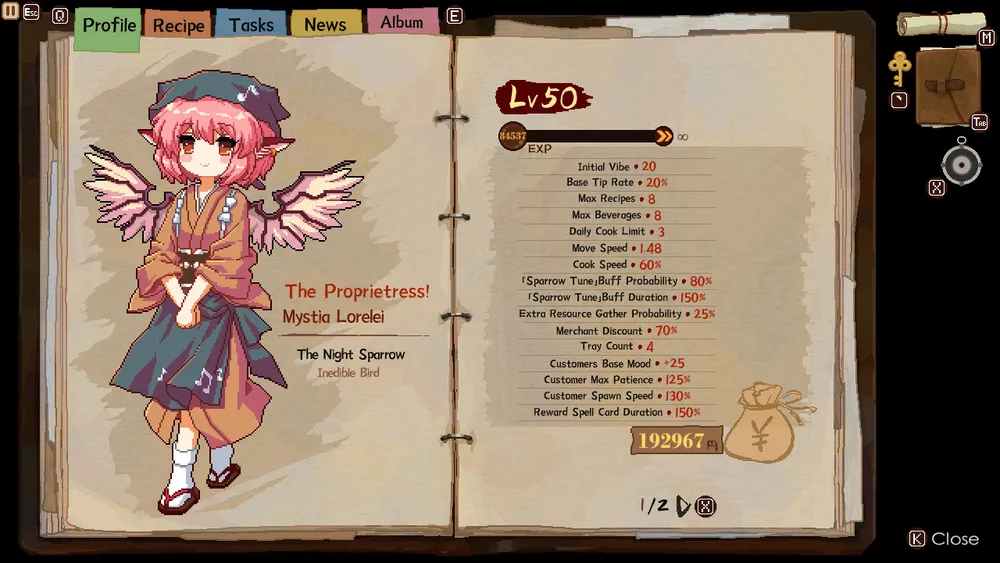 Touhou Mystia's Izakaya screenshot 25