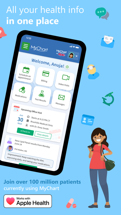 MyChart screenshot 1