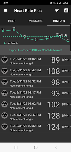 Heart Rate Plus screenshot 8