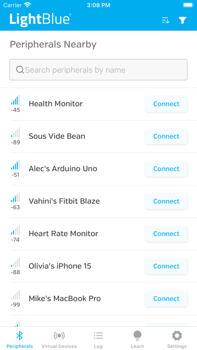 LightBlue® — Bluetooth LE screenshot 1