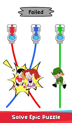 Toilet Rush Race: Draw Puzzle screenshot 9