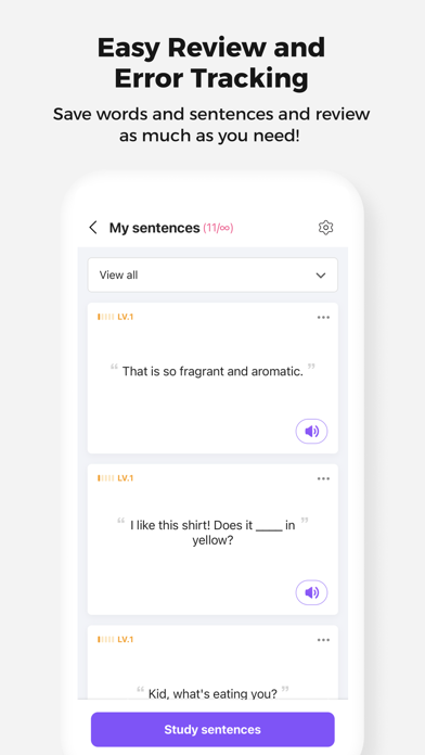 Cake - Learn English & Korean screenshot 7