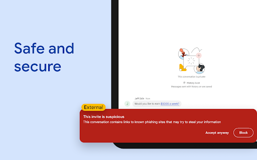 Google Chat screenshot 22