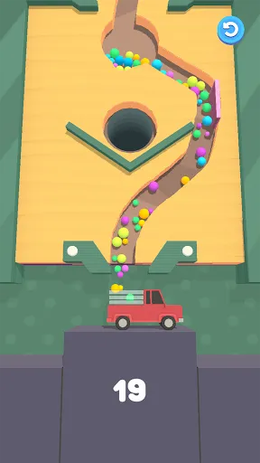 Sand Balls - Digger Puzzle screenshot 1