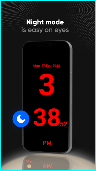 Huge Digital Clock screenshot 2
