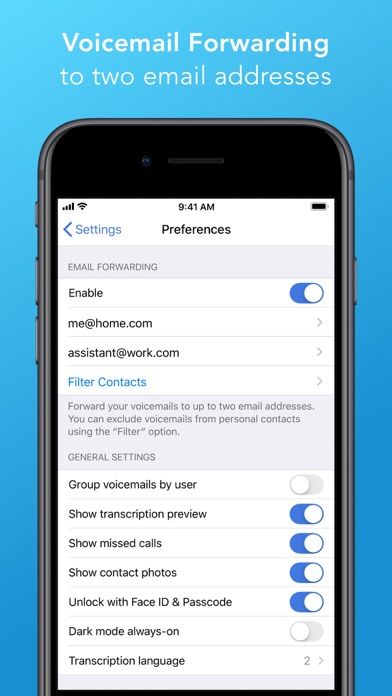 World Voicemail screenshot 9
