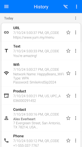 QR Code & Barcode Scanner ・ screenshot 24