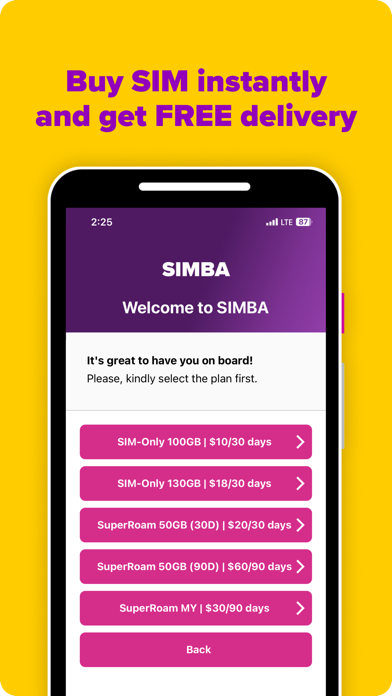 My SIMBA screenshot 6