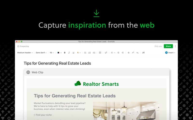Evernote screenshot 9
