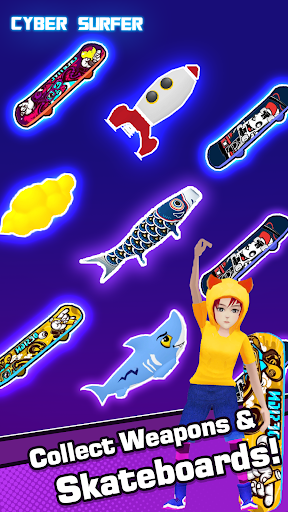 Cyber Surfer: Beat&Skateboard screenshot 13