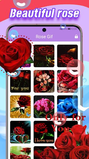 Heart Emoji Gif & Rose Sticker screenshot 5