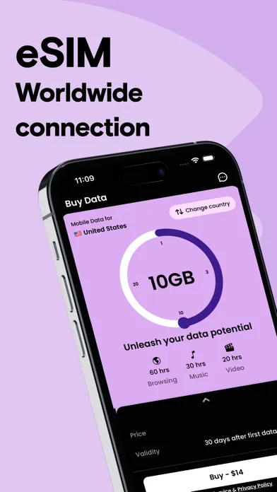 Instabridge: eSIM + Internet screenshot 1