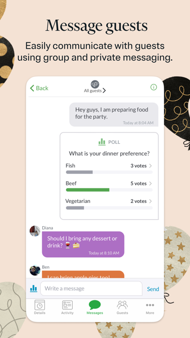 Evite: Email & SMS Invitations screenshot 2