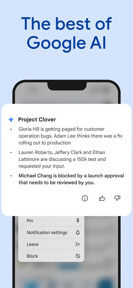 Google Chat screenshot 2