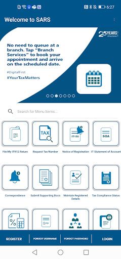 SARS Mobile eFiling screenshot 7
