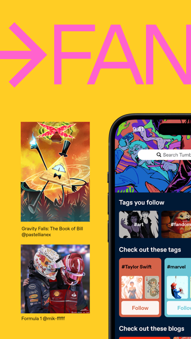 Tumblr—Fandom, Art, Chaos screenshot 2