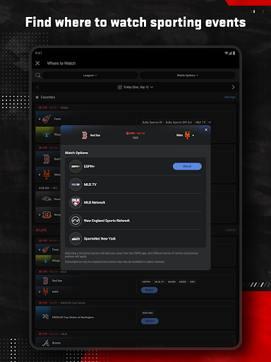 ESPN: Live Sports & Scores screenshot 21