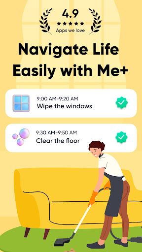 Me+ Daily Routine Planner screenshot 1