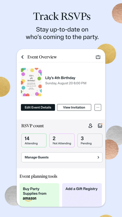 Evite: Email & SMS Invitations screenshot 5