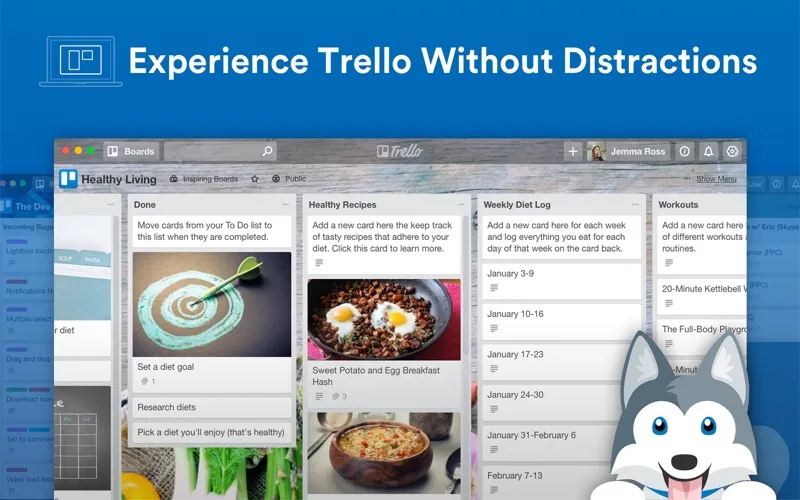Trello screenshot 1