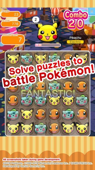 Pokémon Shuffle Mobile screenshot 11