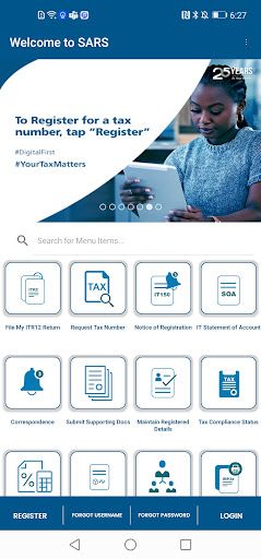 SARS Mobile eFiling screenshot 10