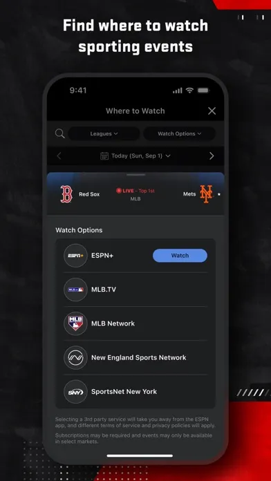 ESPN: Live Sports & Scores screenshot 5