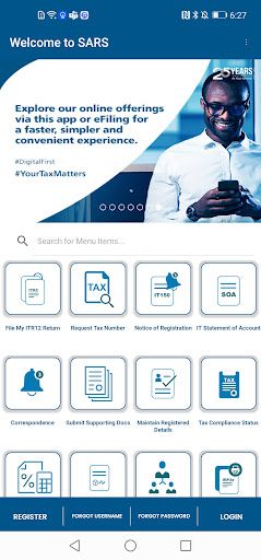 SARS Mobile eFiling screenshot 11