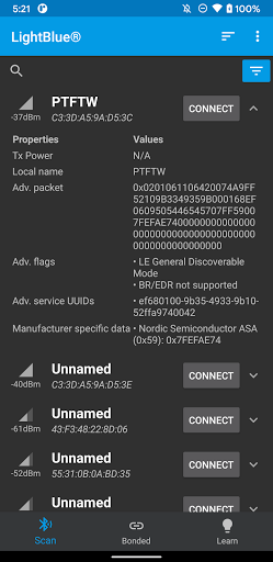 LightBlue® — Bluetooth LE screenshot 8