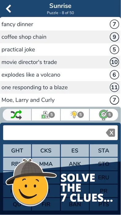 7 Little Words: Word Puzzles screenshot 1
