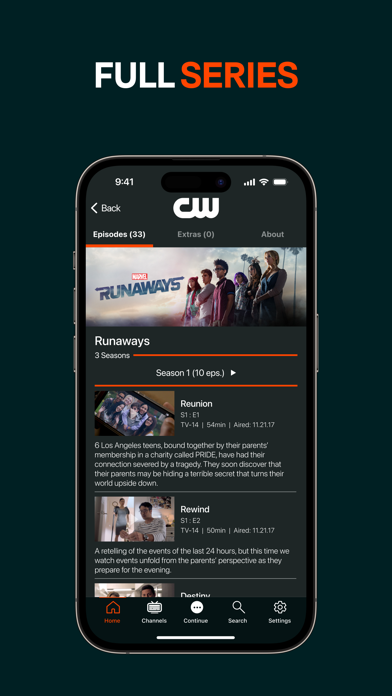 The CW screenshot 5