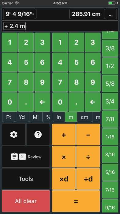 Feet and Inches Calculator screenshot 7