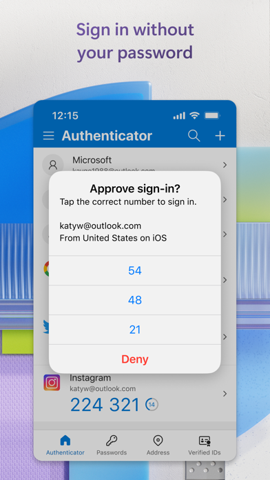 Microsoft Authenticator screenshot 4