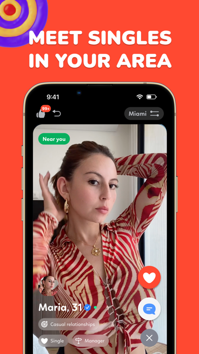 Kismia - Meet Singles Nearby screenshot 1