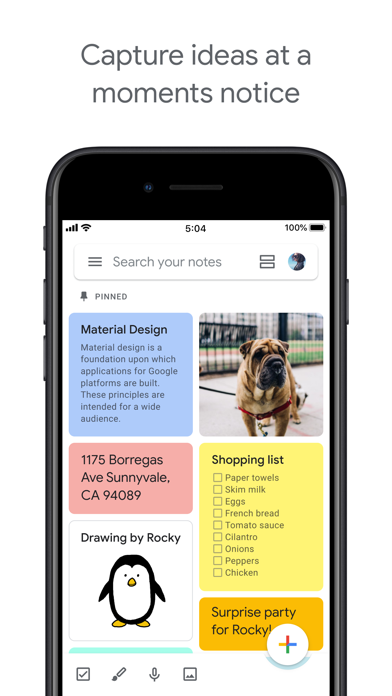 Google Keep - Notes and lists screenshot 1