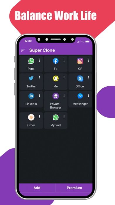Super Clone: Multiple Accounts screenshot 2