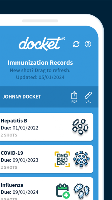 Docket screenshot 2