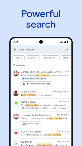 Google Chat screenshot 10