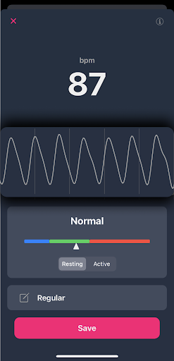 Heart Rate Monitor screenshot 2