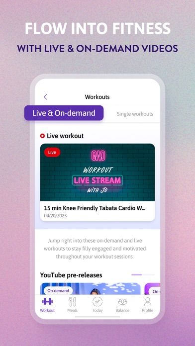 growwithjo : meal & workout screenshot 5