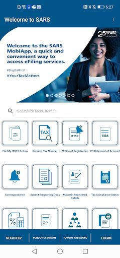 SARS Mobile eFiling screenshot 5