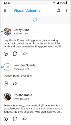 World Voicemail screenshot 11