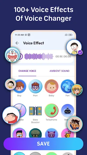 Voice Changer by Sound Effects screenshot 1
