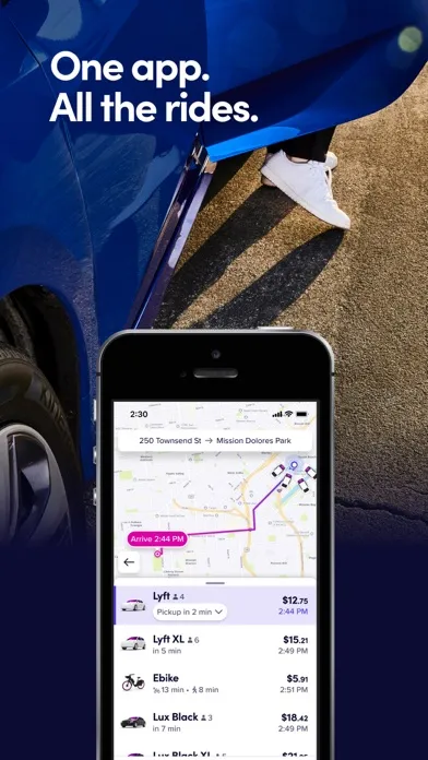 Lyft screenshot 1