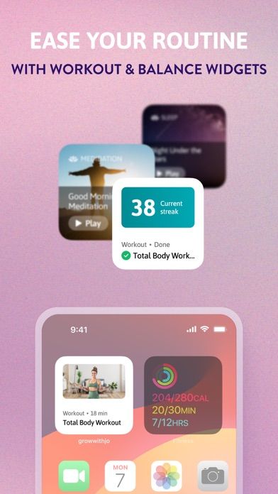 growwithjo : meal & workout screenshot 4