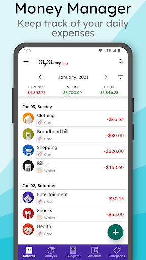 MyMoney Pro screenshot 5