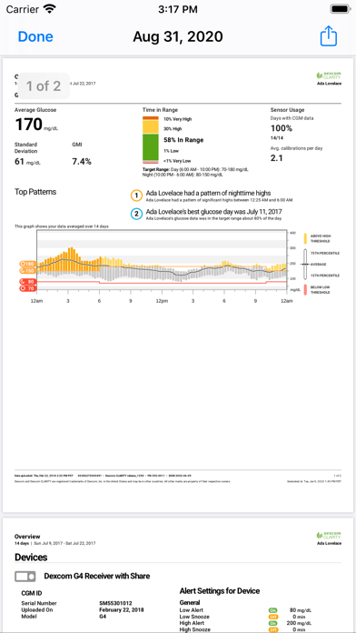 Dexcom Clarity screenshot 6