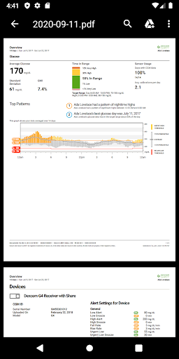 Dexcom Clarity screenshot 12