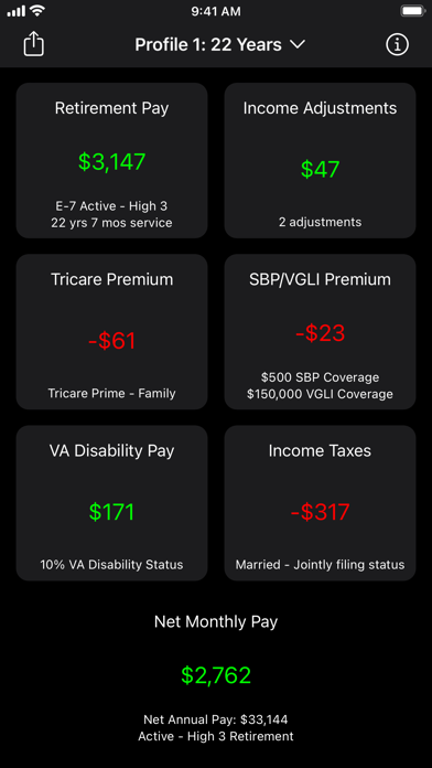 Military Retirement screenshot 8