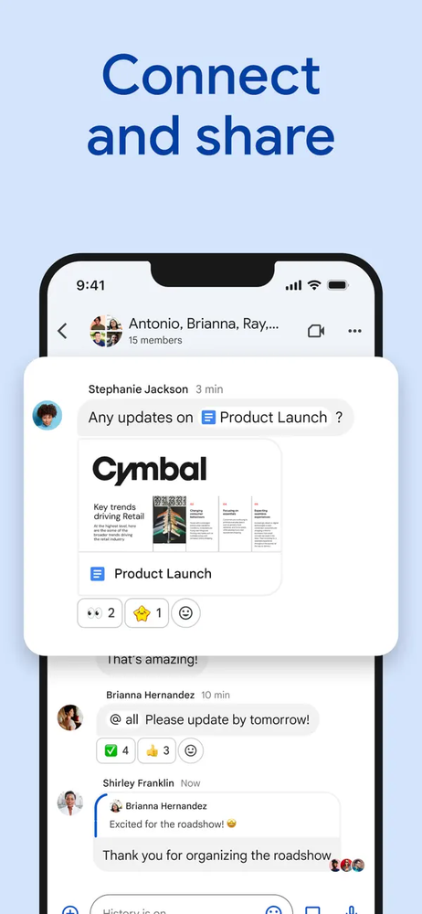 Google Chat screenshot 6